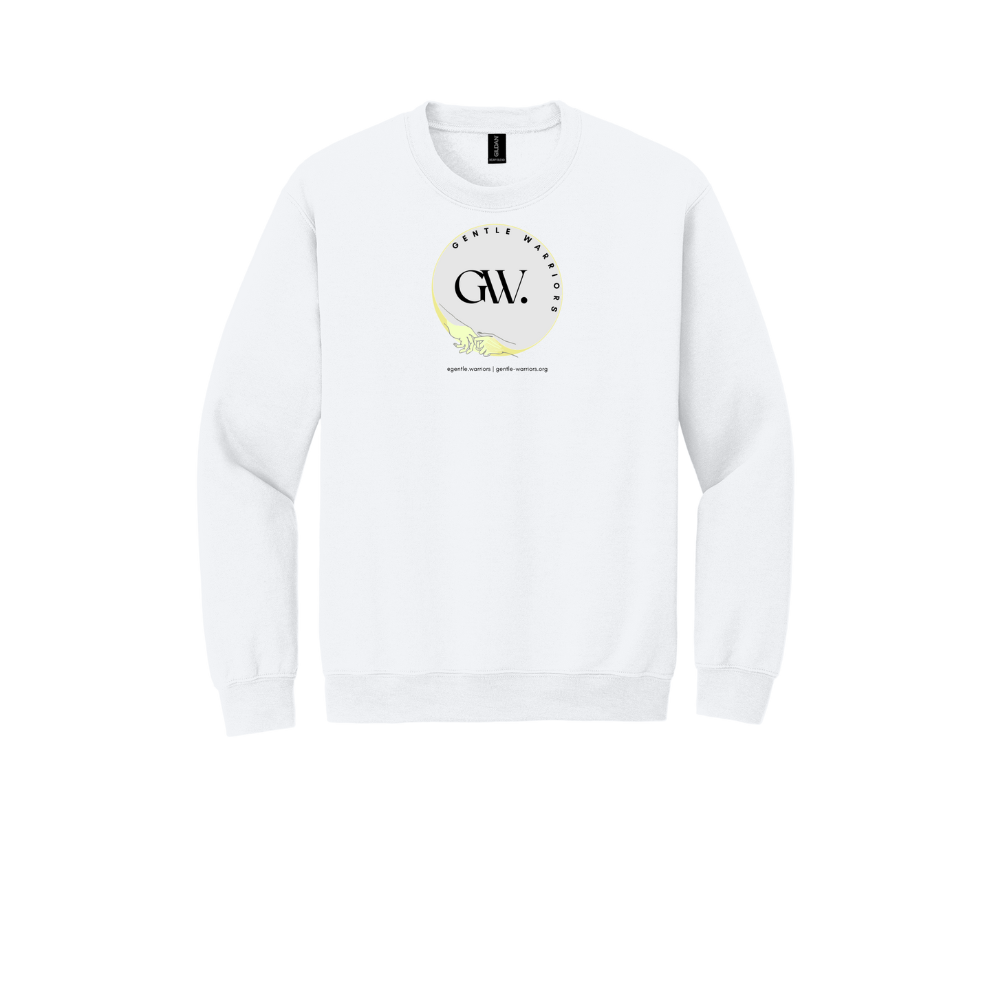 gentle-warriors-comfort-crewneck-dtf-front-18000-white-flat-front