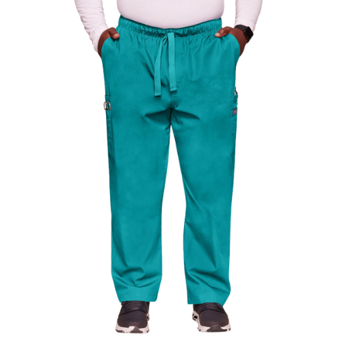 Men's Drawstring Cargo Scrub Pant