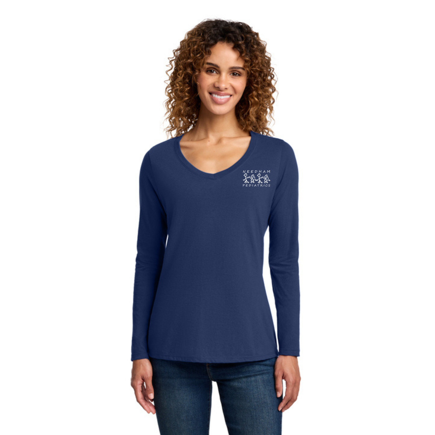 Women's Long Sleeve V-Neck Tee