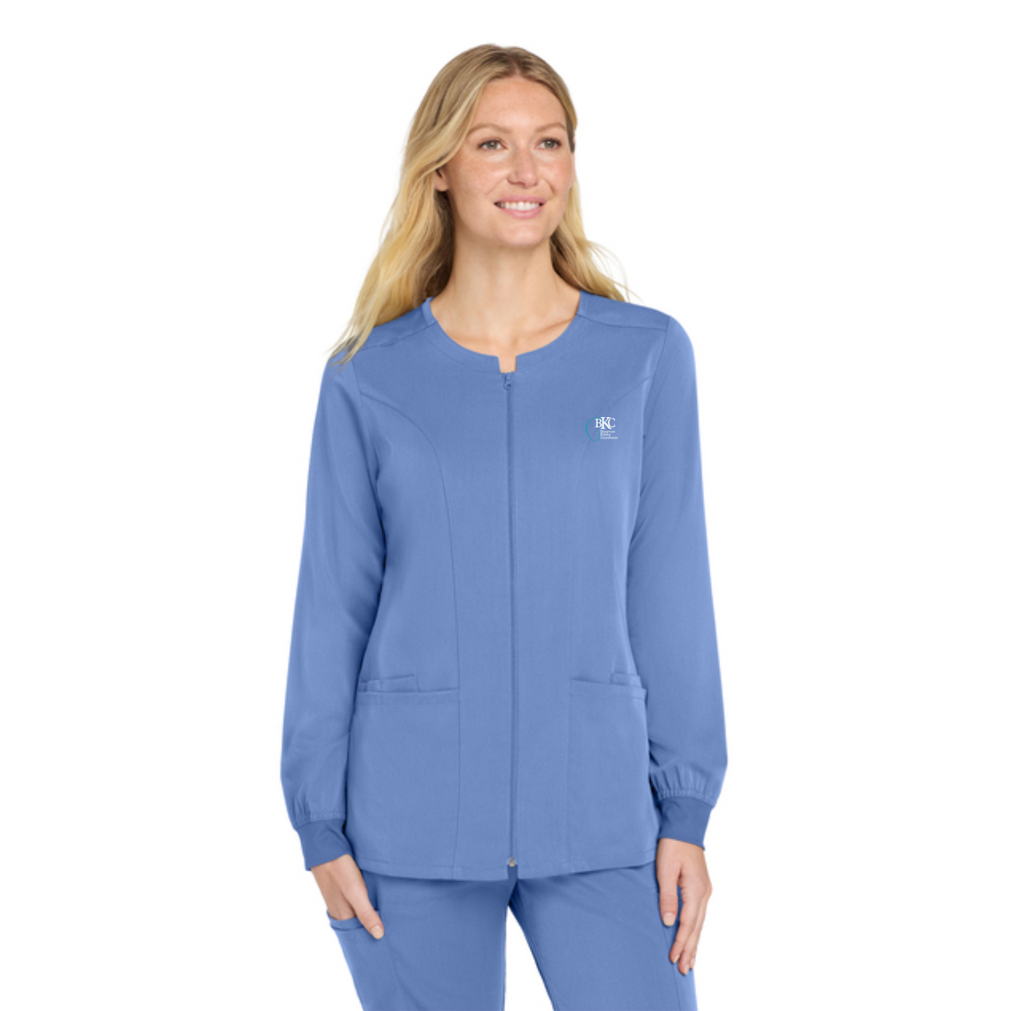 BKC Women’s Premiere Flex™ Full-Zip Scrub Jacket