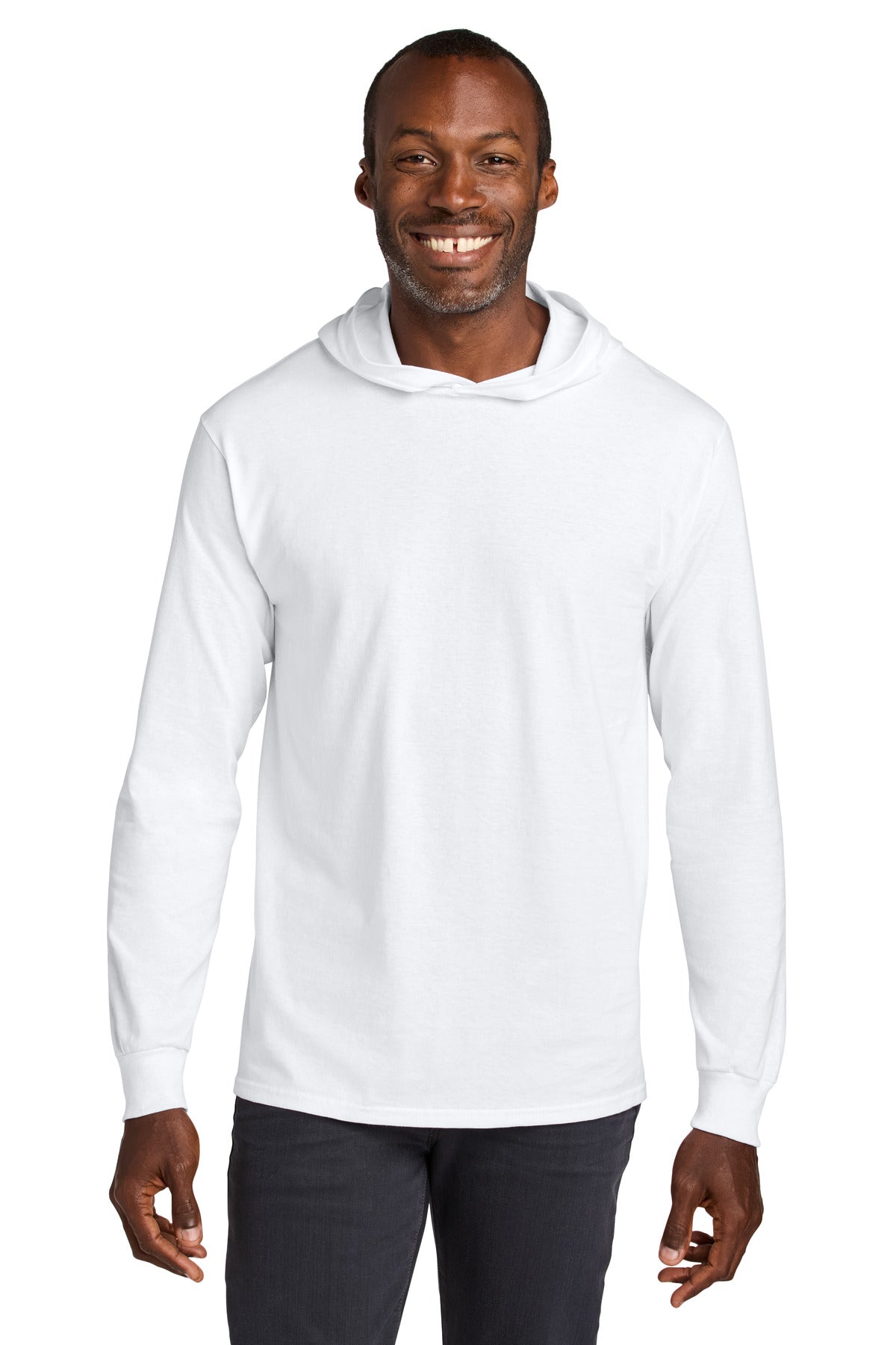 Jerzees Classics™ Unisex Cotton Long Sleeve Hooded T-Shirt 363LH