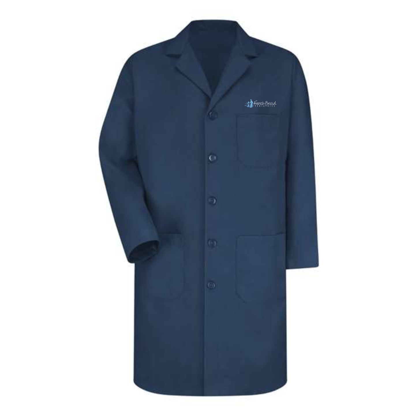Unisex Button Front Lab Coat