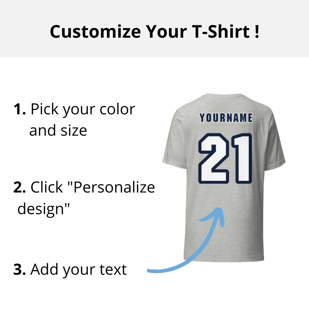 Football Customizable T-Shirt