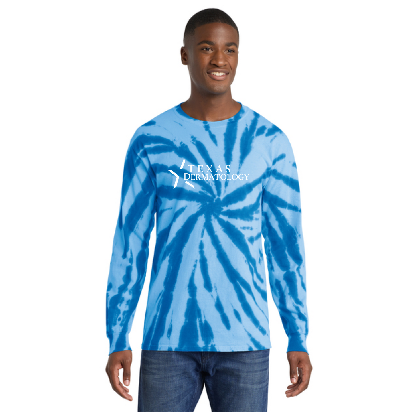 Port & Company® Tie-Dye Long Sleeve Tee