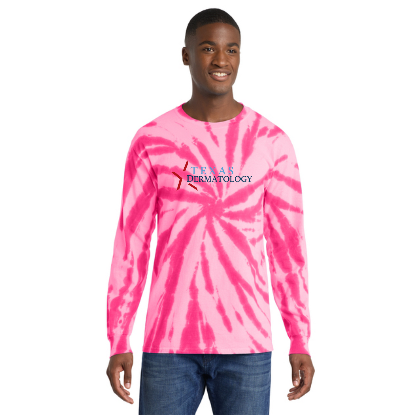 Port & Company® Tie-Dye Long Sleeve Tee