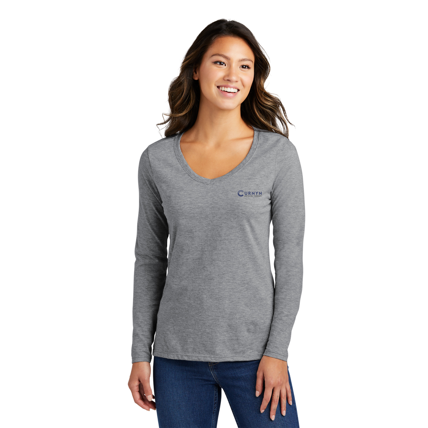 Women's Long Sleeve V-Neck Tee
