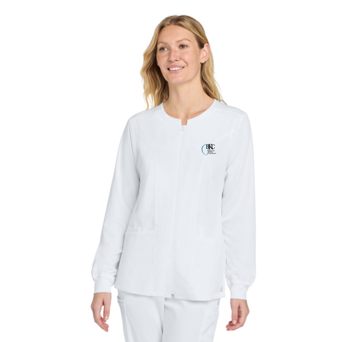 BKC Women’s Premiere Flex™ Full-Zip Scrub Jacket