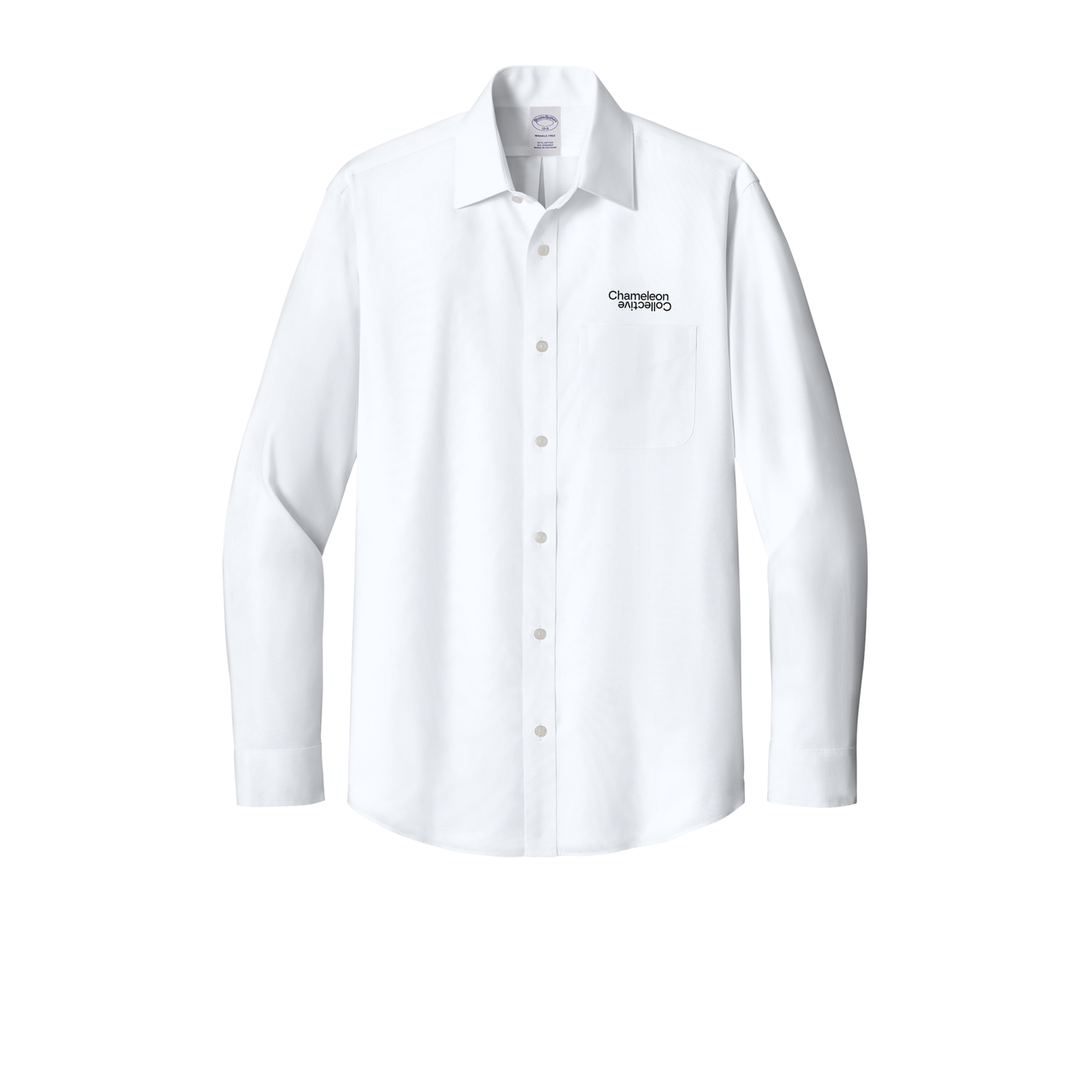 Brooks Brothers® Wrinkle-Free Stretch Pinpoint Spread Collar Shirt