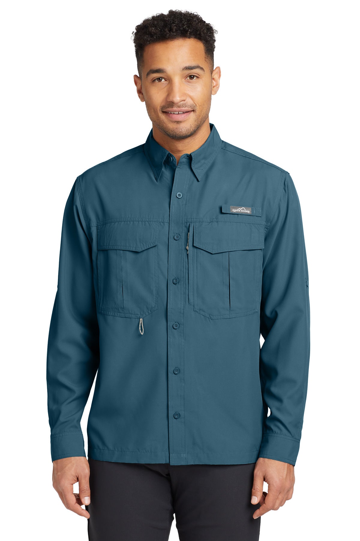 Eddie Bauer® - Long Sleeve Performance Fishing Shirt. EB600
