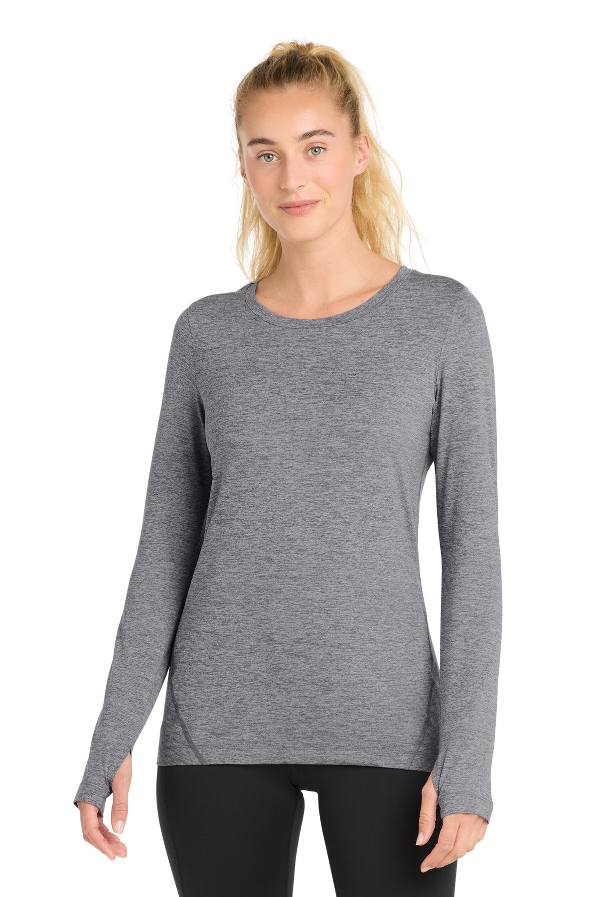 Sport-Tek ® Women's Exchange 1.5 Long Sleeve Crew. LST710