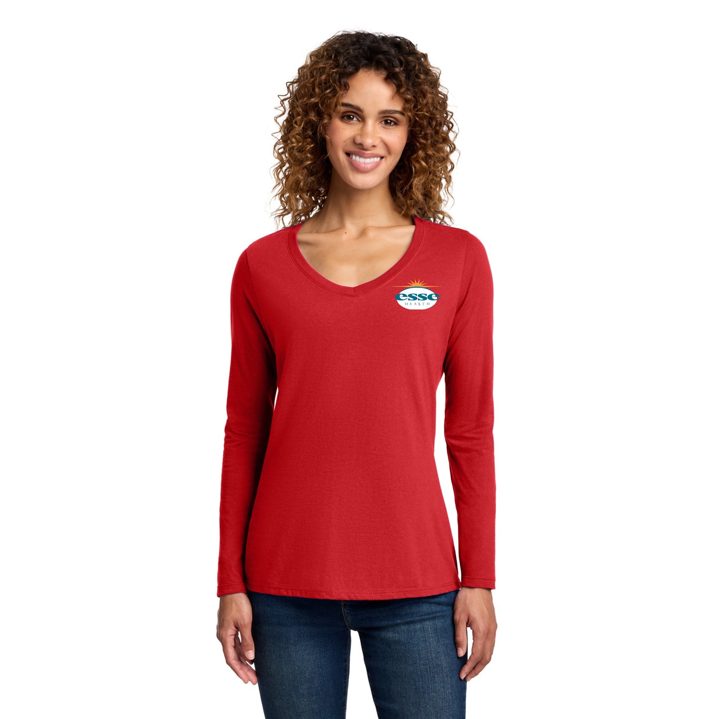 Women's Long Sleeve V-Neck Tee