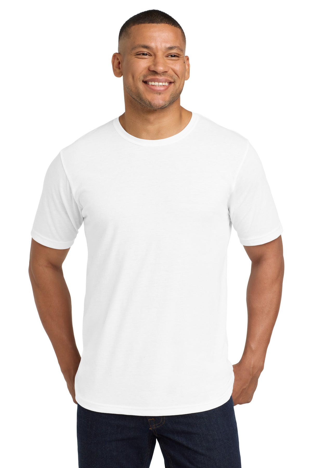 Next Level Apparel® Adult Poly/Cotton Tee. NL6200