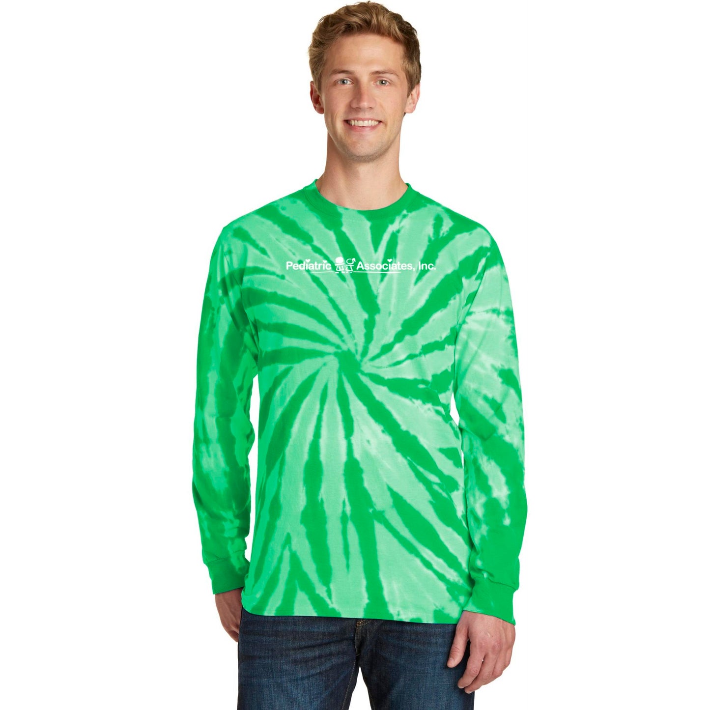 Port & Company® Tie-Dye Long Sleeve Tee