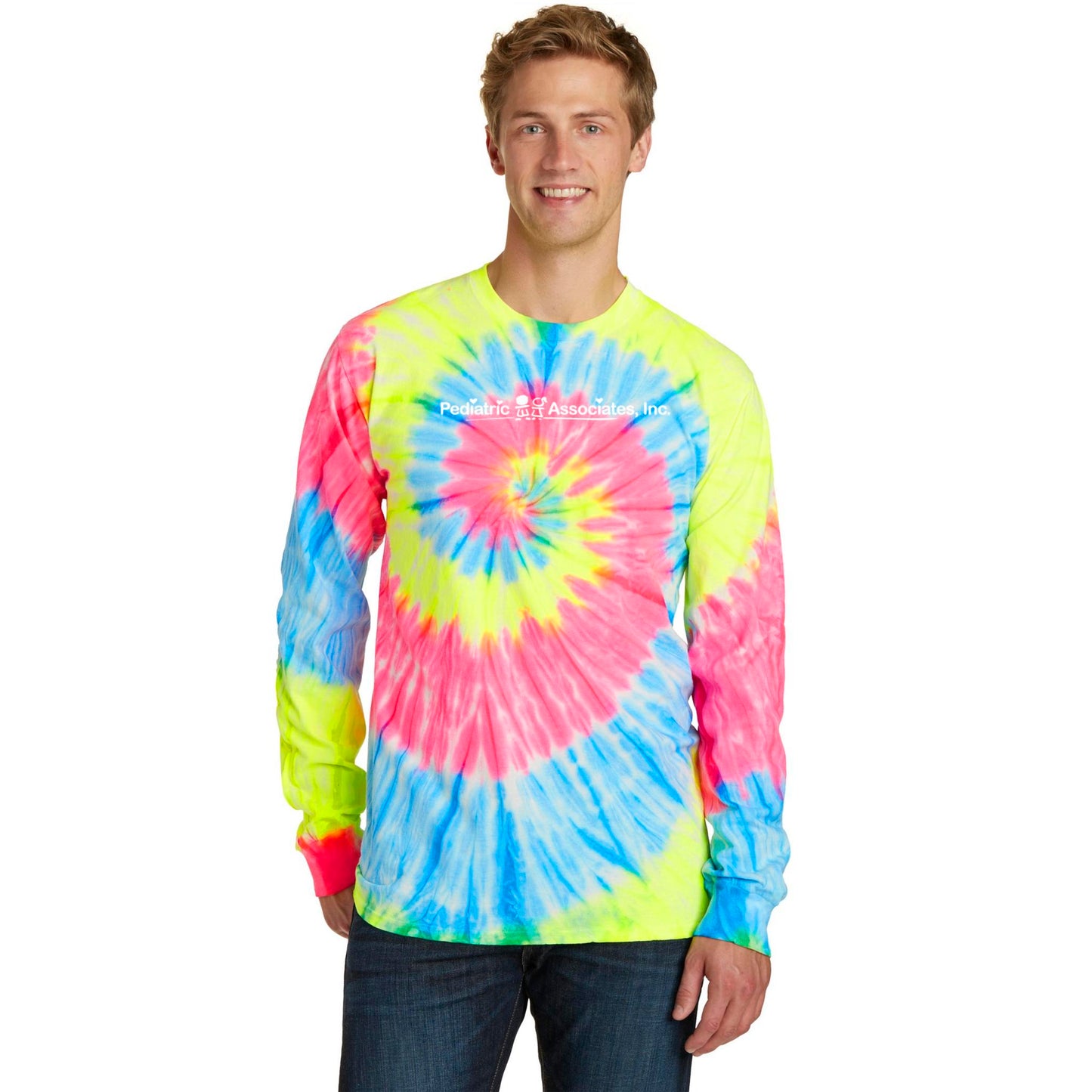 Port & Company® Tie-Dye Long Sleeve Tee