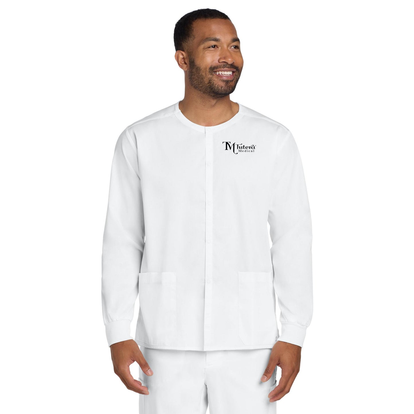 Wink® Unisex WorkFlex Snap-Front Scrub Jacket
