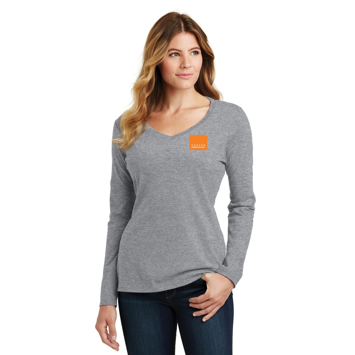 Women's Long Sleeve V-Neck Tee