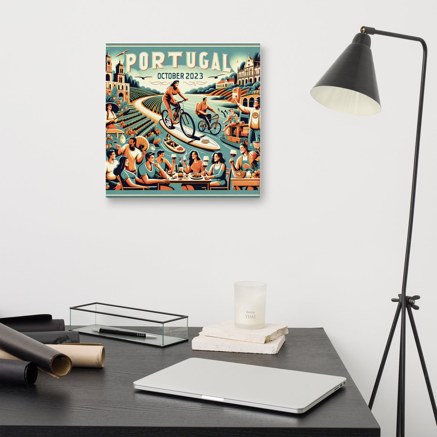 Portugals and Guys Canvas