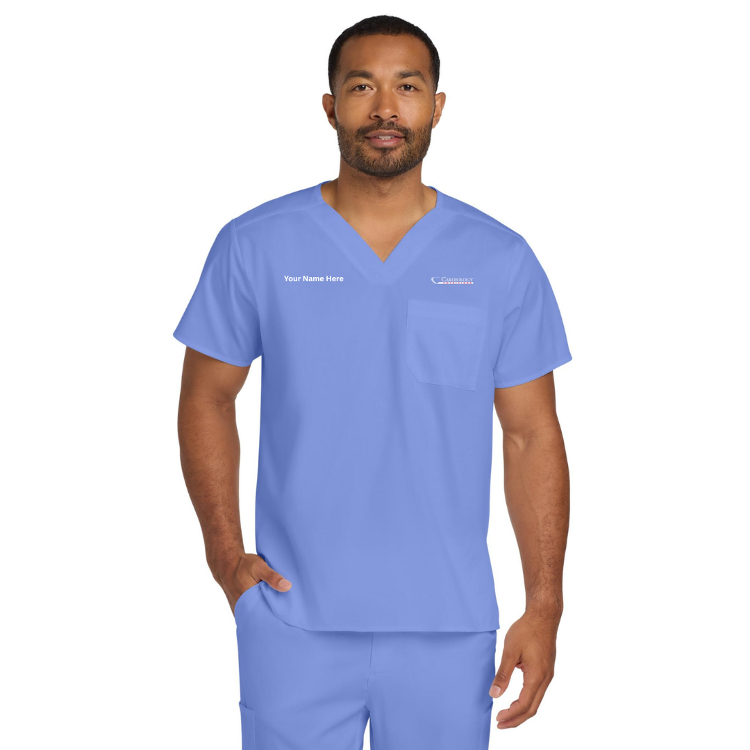 Wink Unisex WorkFlex Chest Pocket V-Neck Top