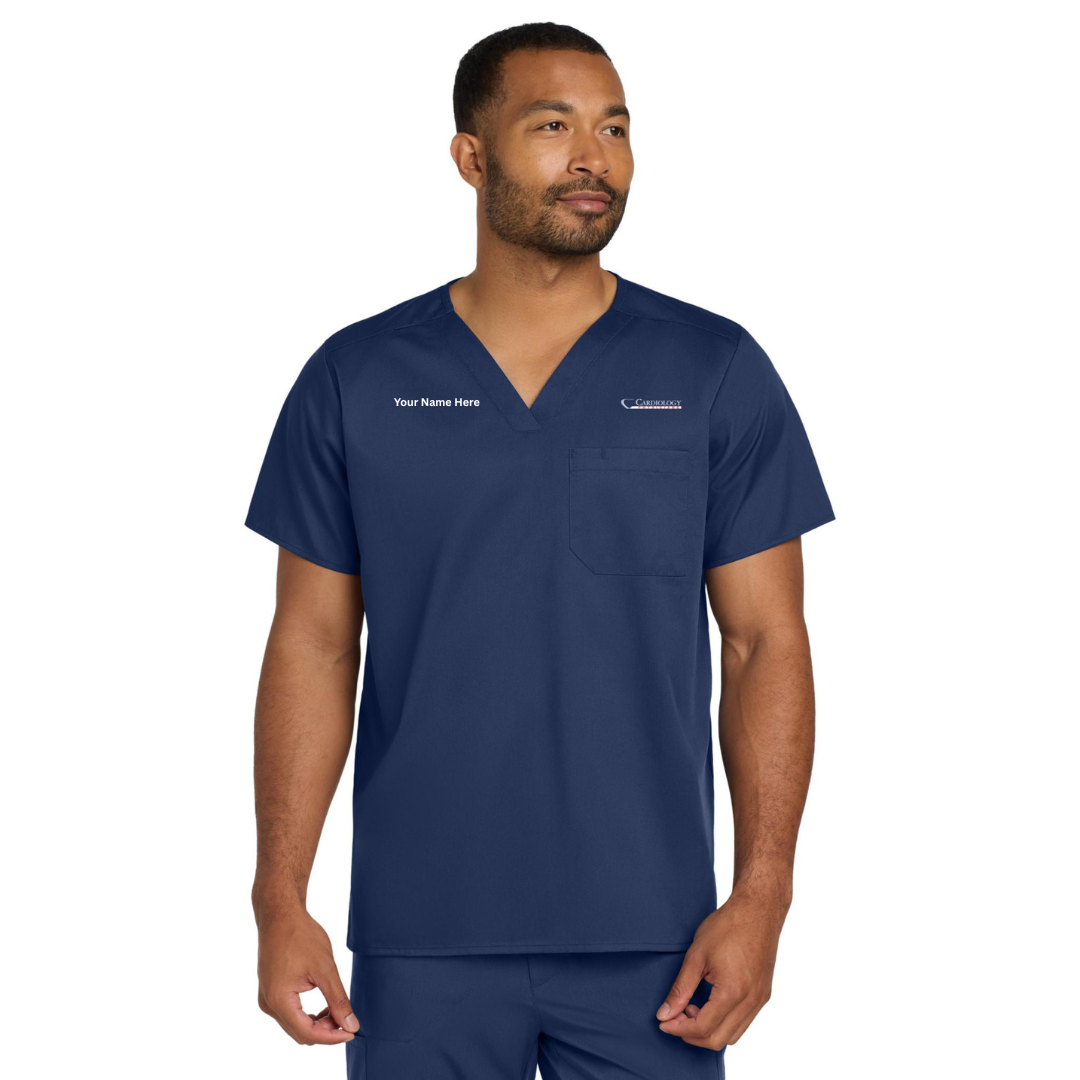 Wink Unisex WorkFlex Chest Pocket V-Neck Top