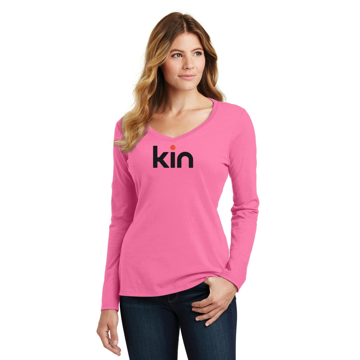Women's Long Sleeve V-Neck Tee