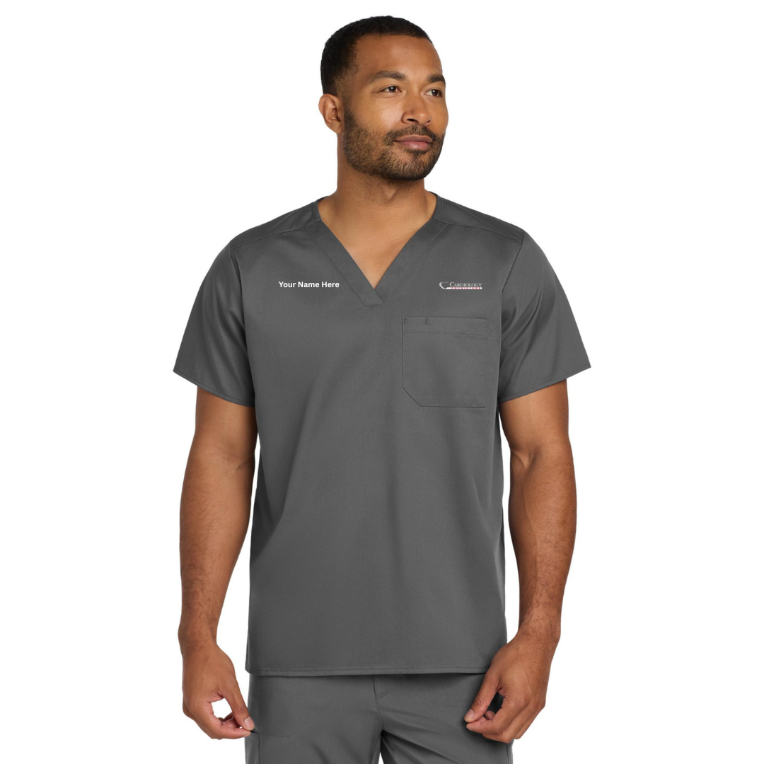 Wink Unisex WorkFlex Chest Pocket V-Neck Top