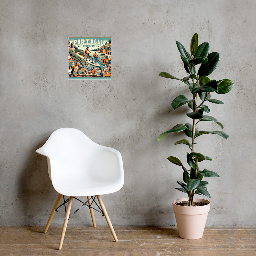 Portugals and Guys Photo paper poster