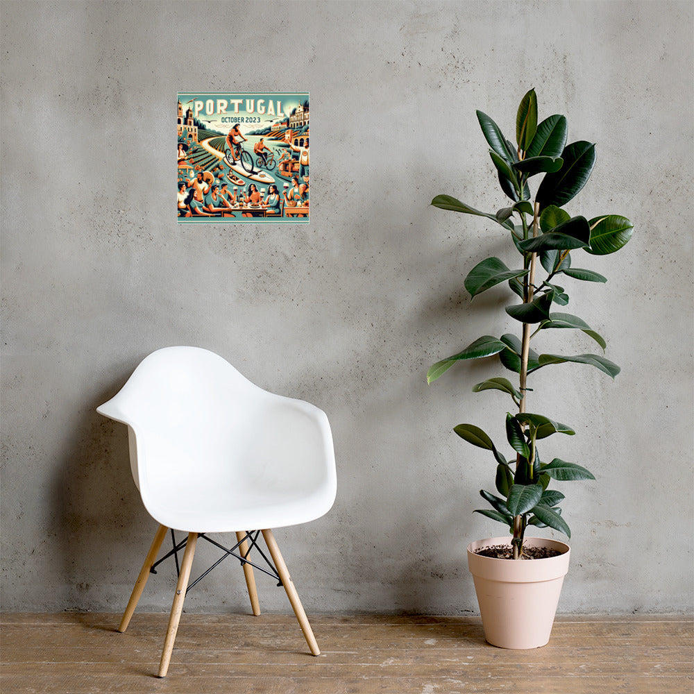 Portugals and Guys Photo paper poster