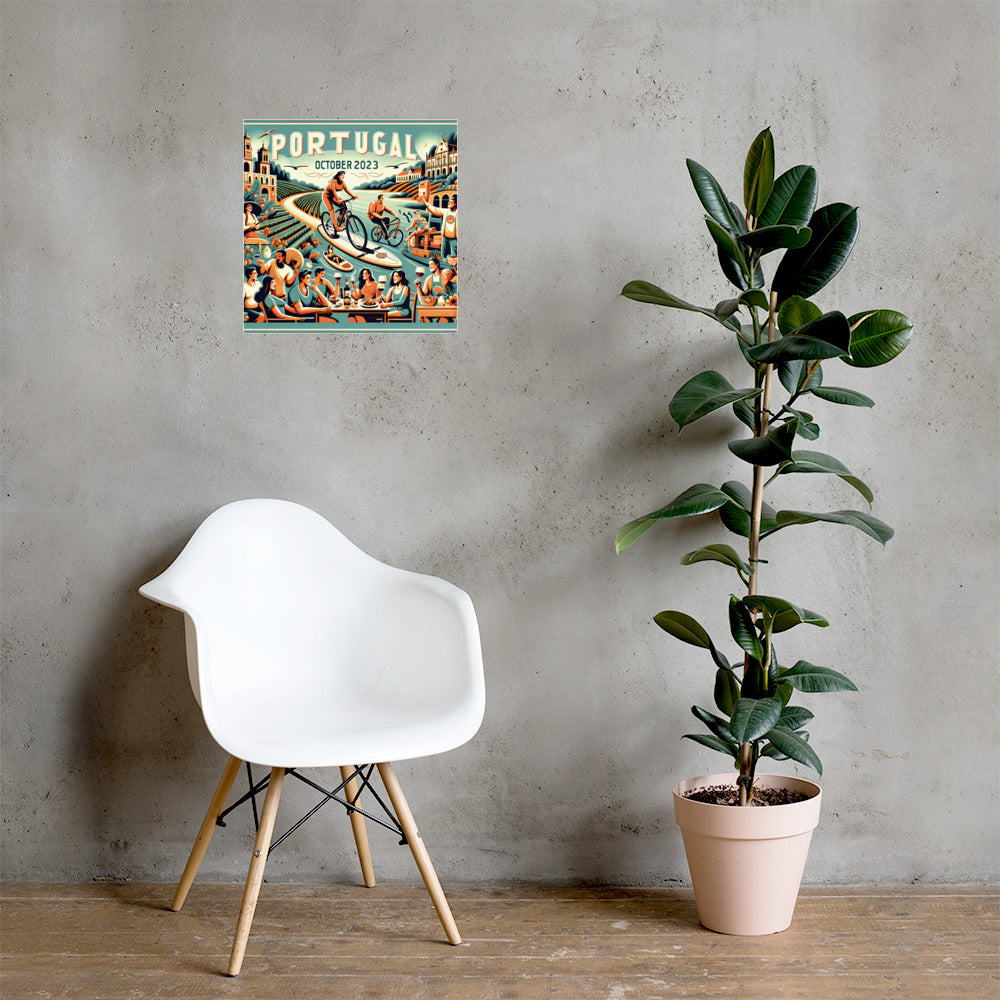 Portugals and Guys Photo paper poster