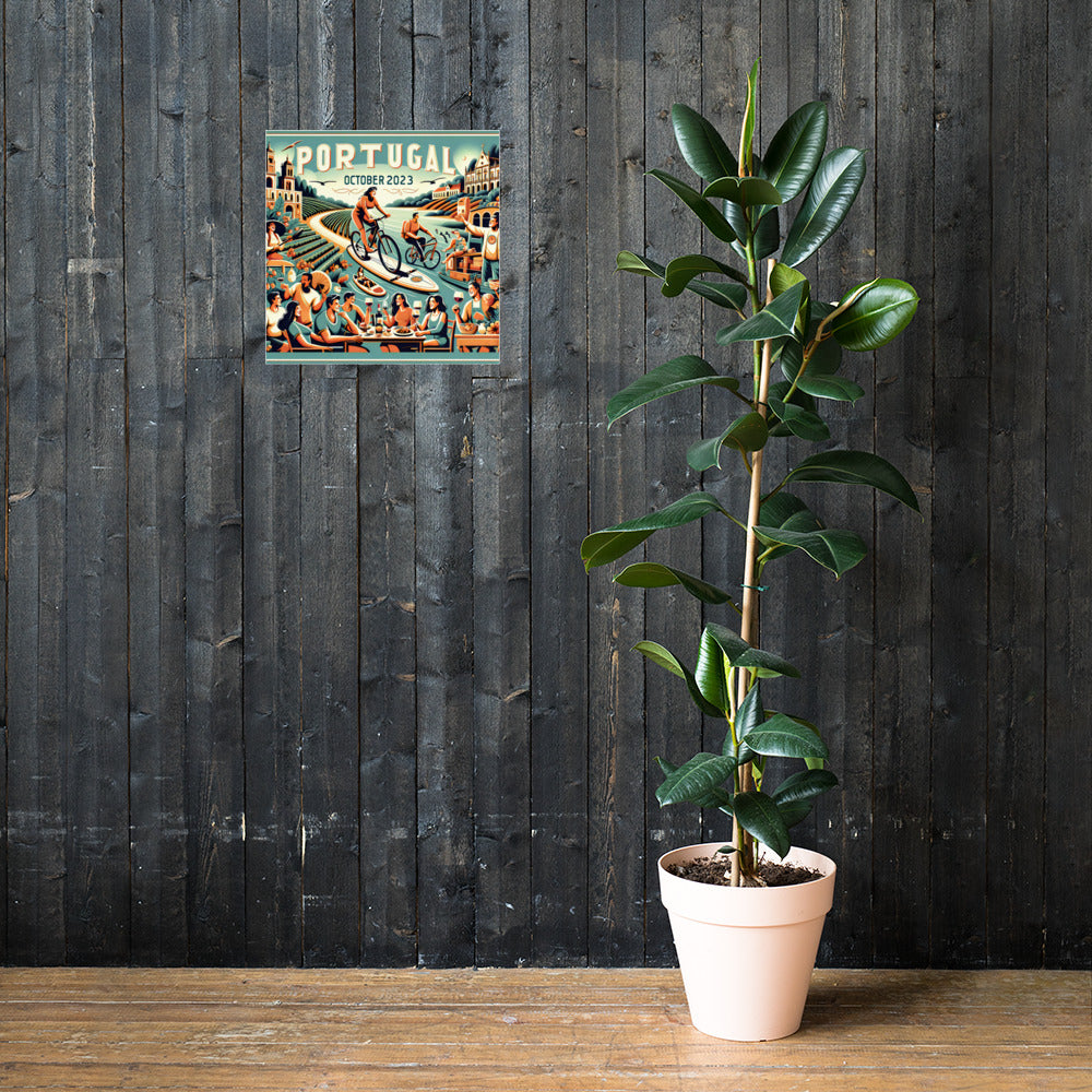 Portugals and Guys Photo paper poster