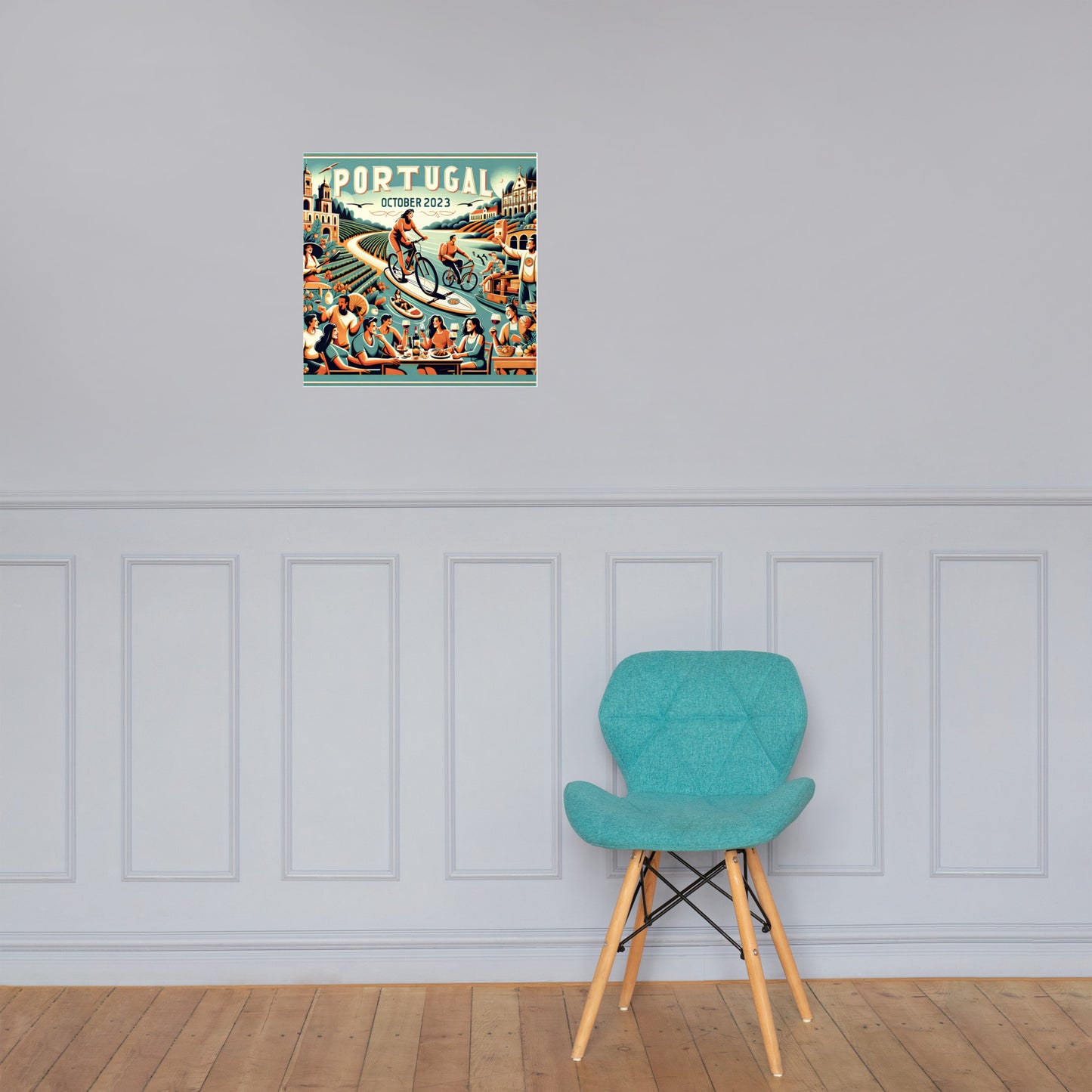 Portugals and Guys Photo paper poster