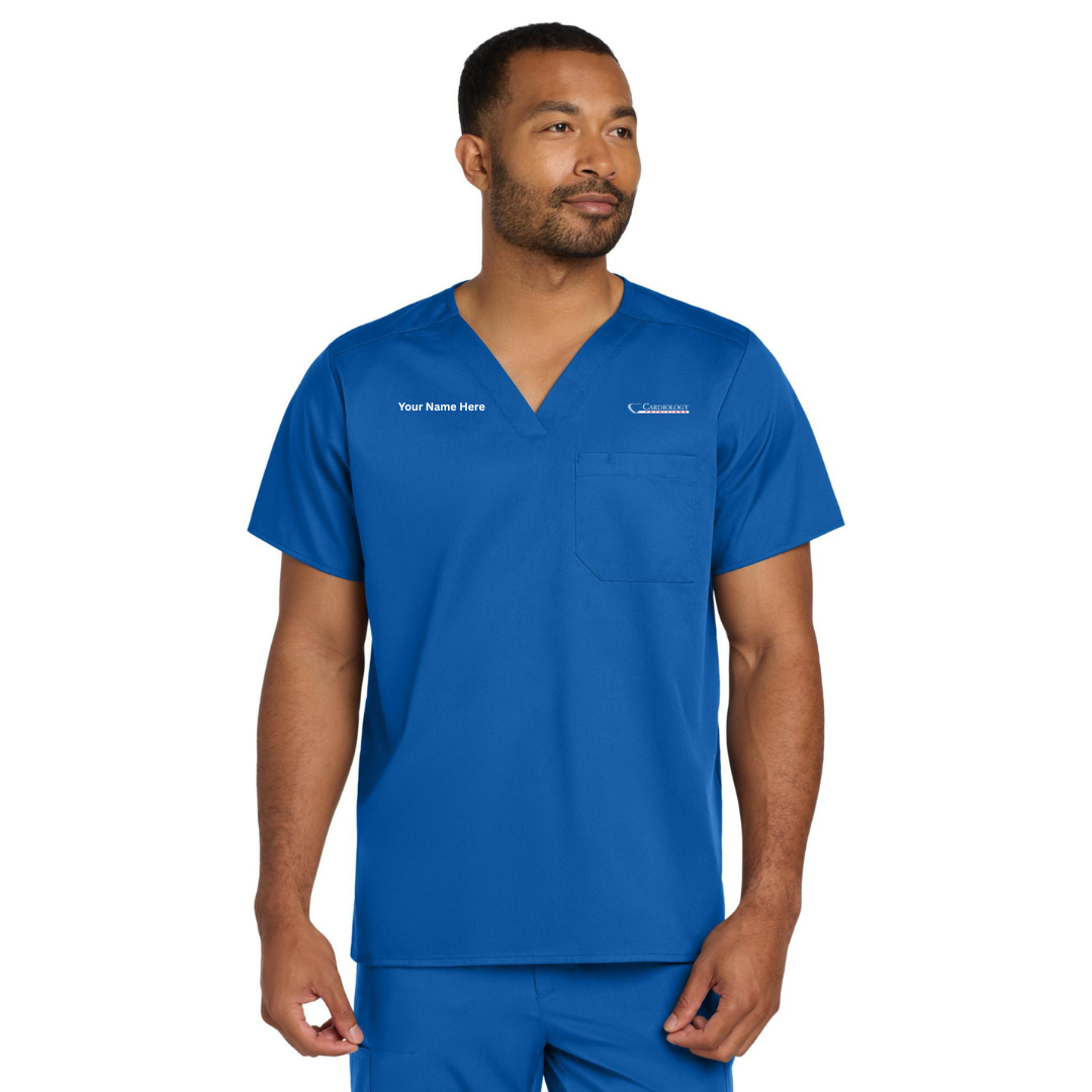 Wink Unisex WorkFlex Chest Pocket V-Neck Top