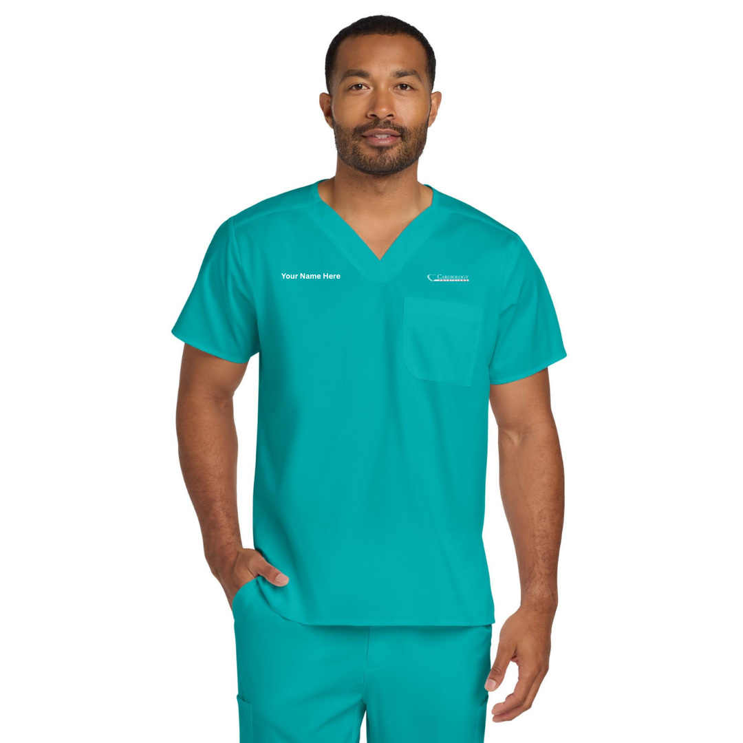 Wink Unisex WorkFlex Chest Pocket V-Neck Top