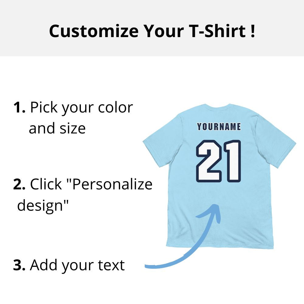 Swimming Customizable T-Shirt