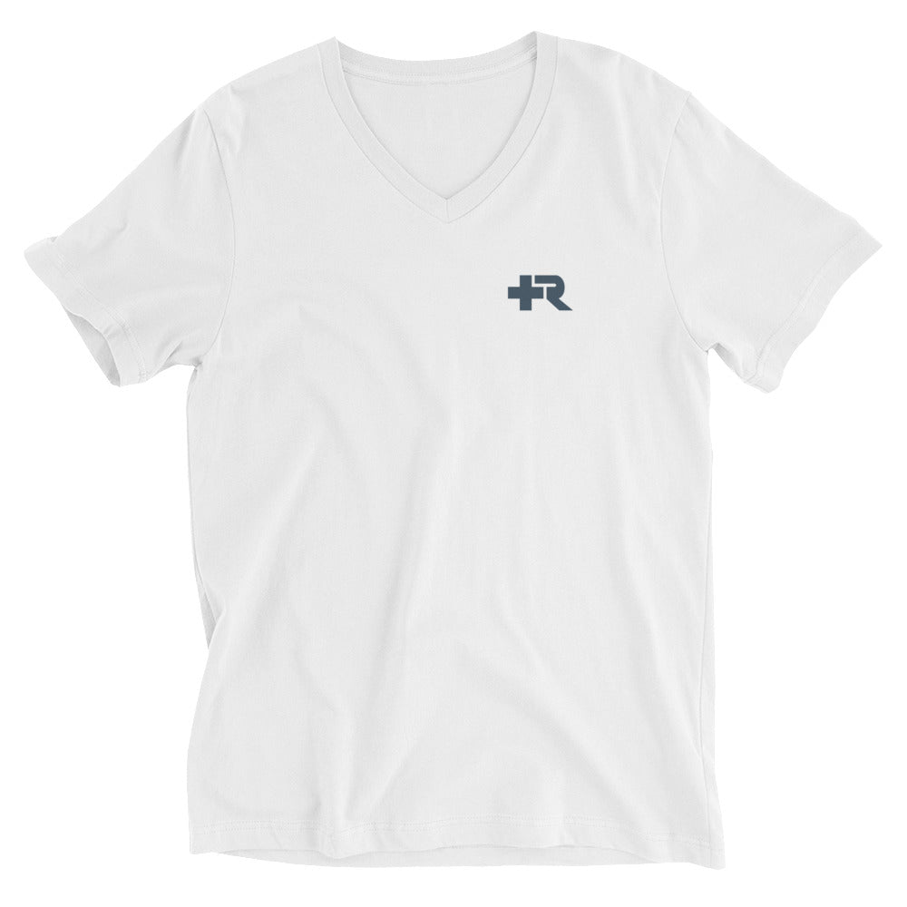 Unisex Short Sleeve V-Neck T-Shirt