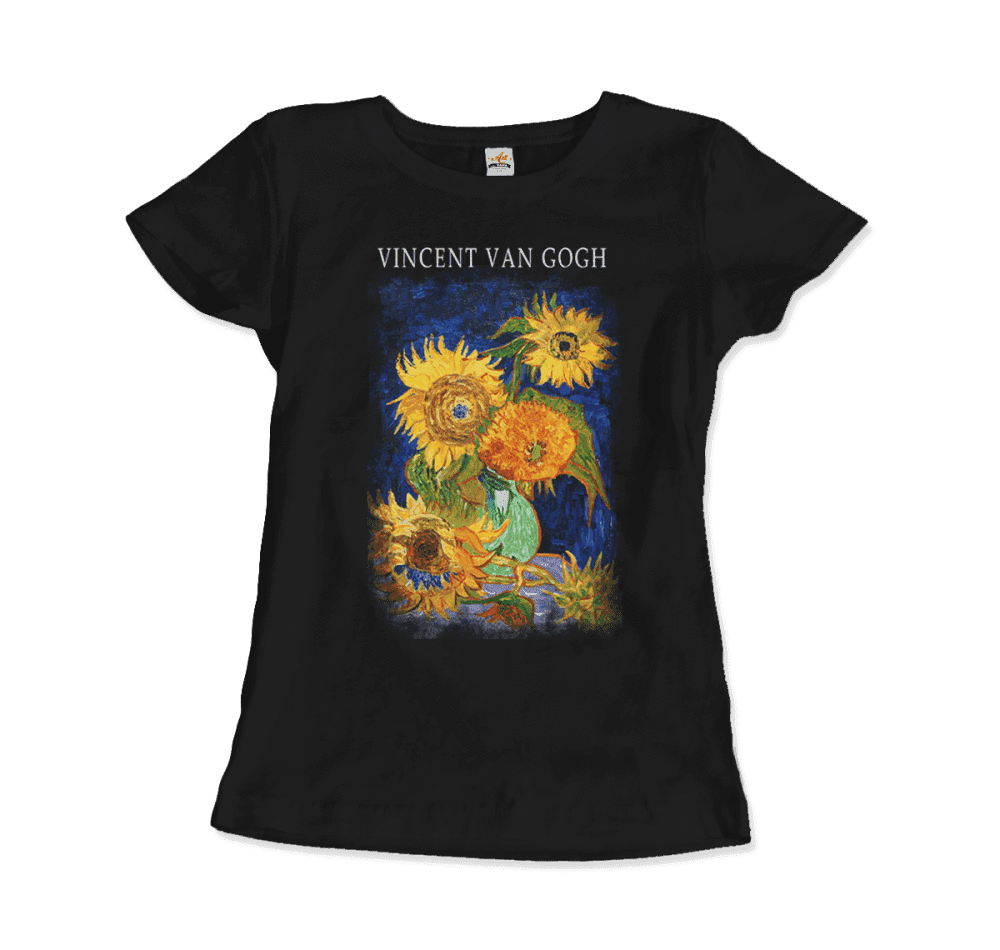 Van Gogh Five Sunflowers 1888, Artwork T-Shirt by Art-O-Rama Shop
