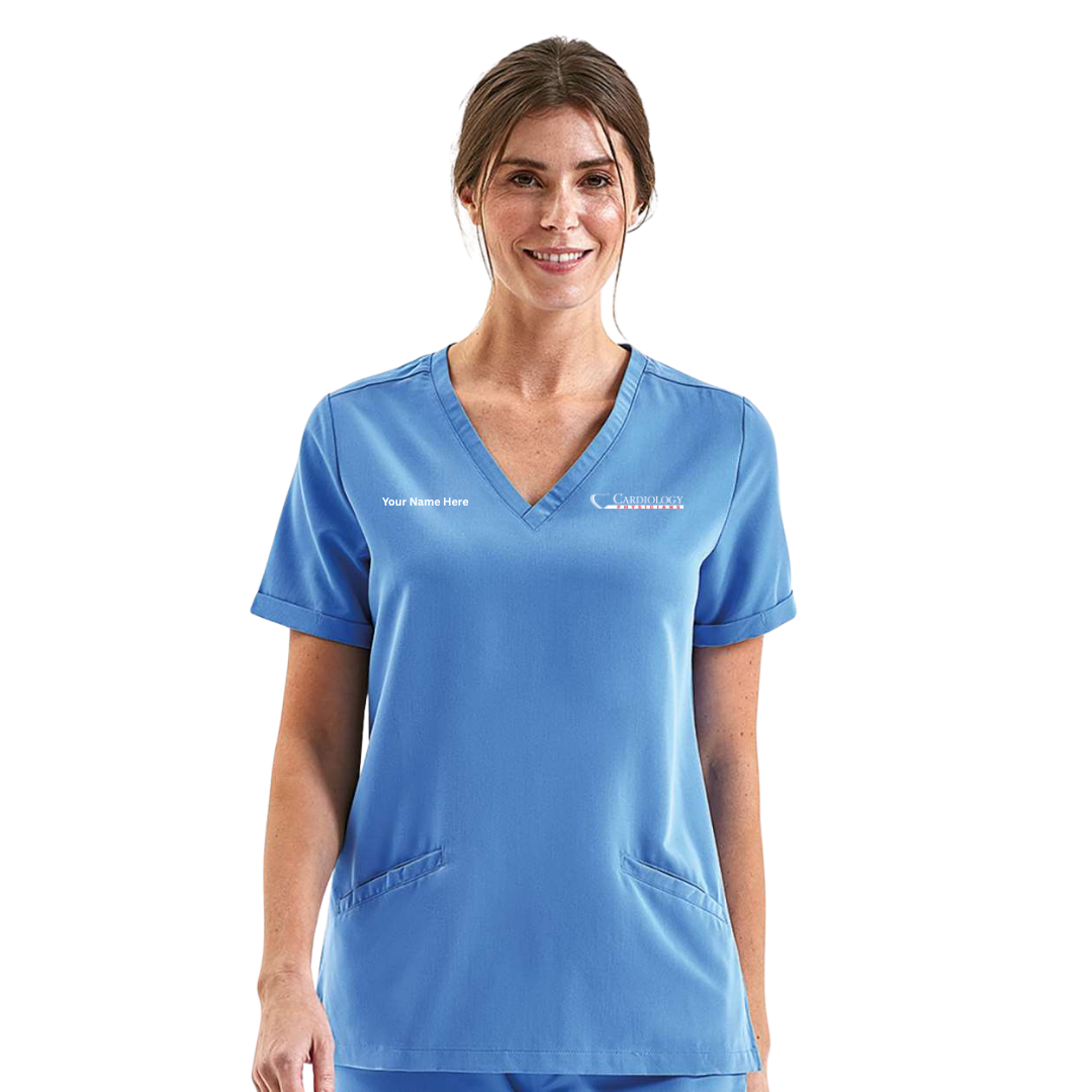 Onna Women's Invincible V-Neck Stretch Scrub Top