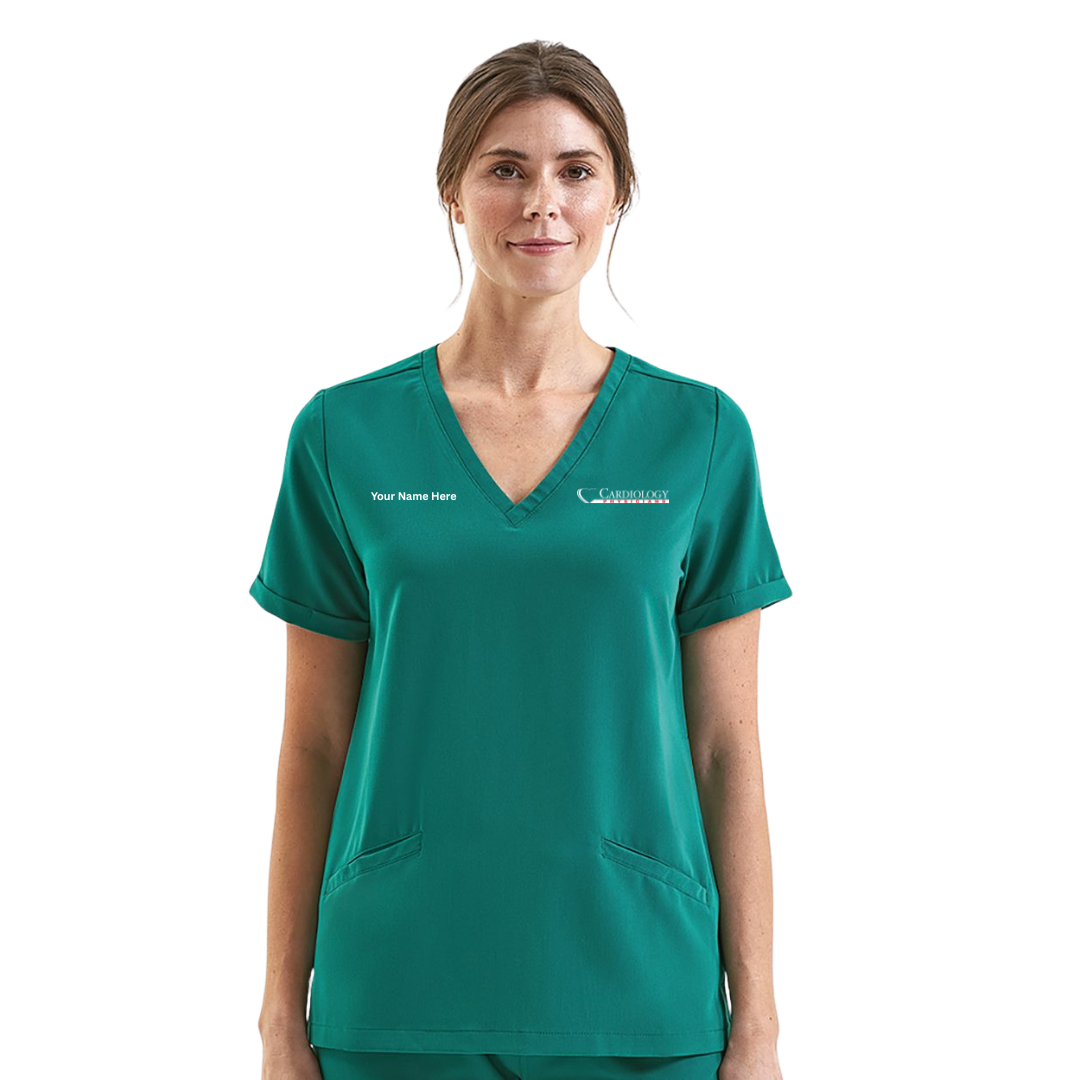 Onna Women's Invincible V-Neck Stretch Scrub Top
