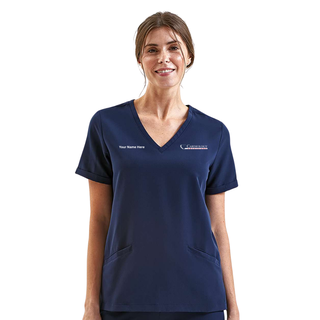 Onna Women's Invincible V-Neck Stretch Scrub Top