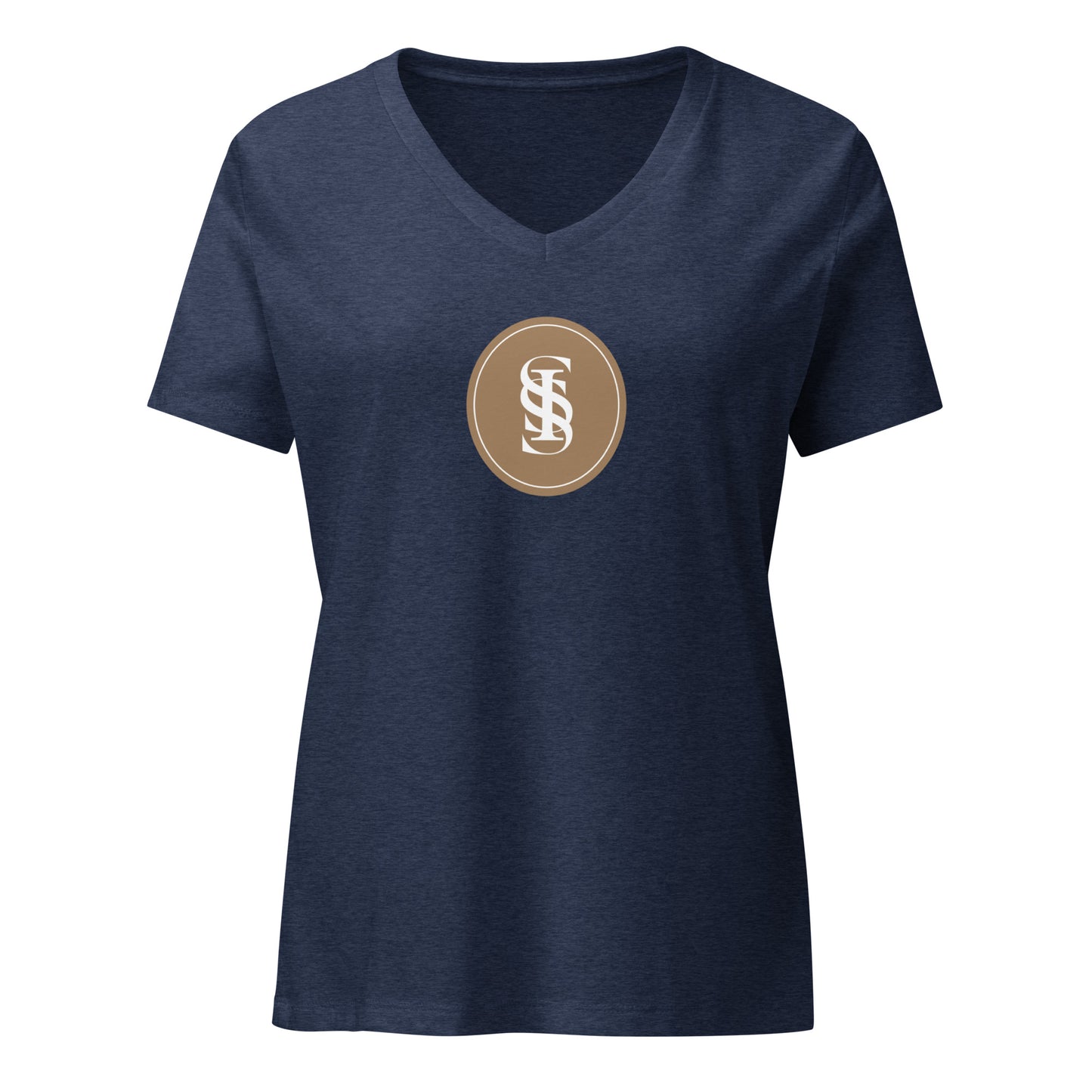 SIS Logo Women’s Relaxed V-neck T-shirt