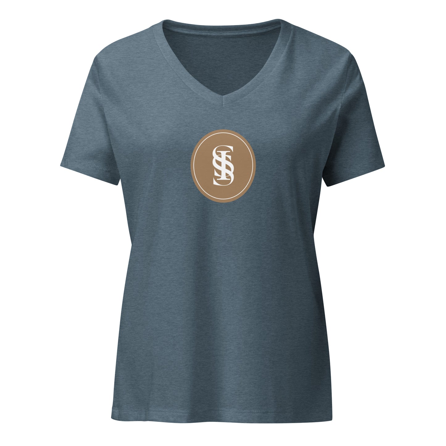 SIS Logo Women’s Relaxed V-neck T-shirt