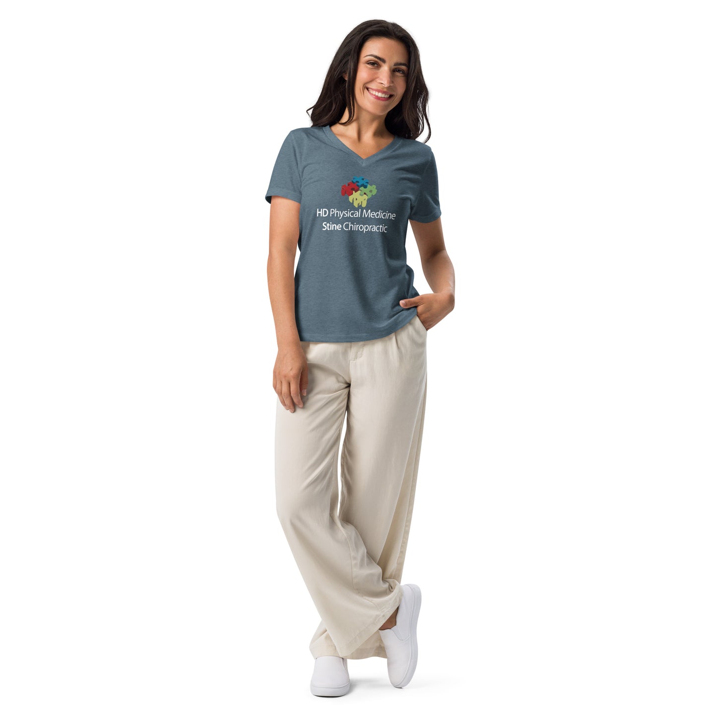 Women’s Comfort Fit V-neck Tee