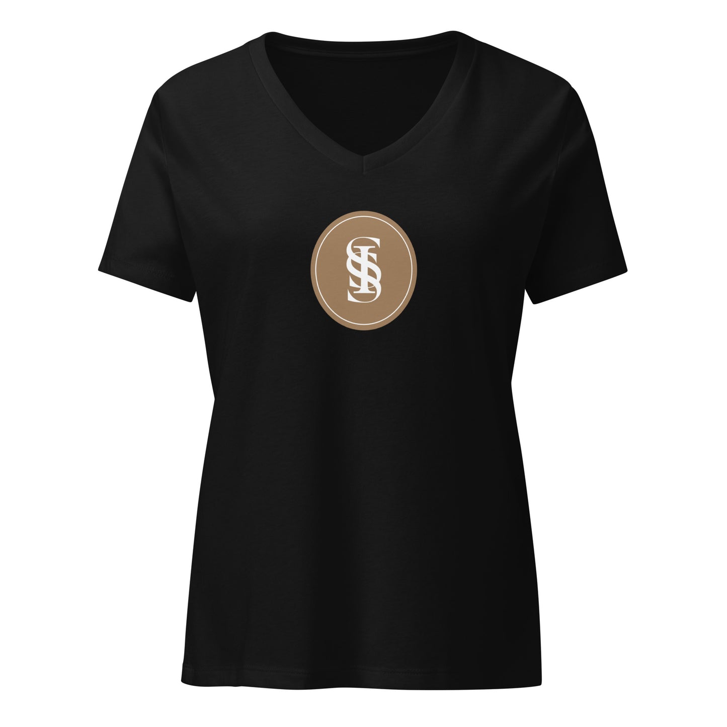 SIS Logo Women’s Relaxed V-neck T-shirt