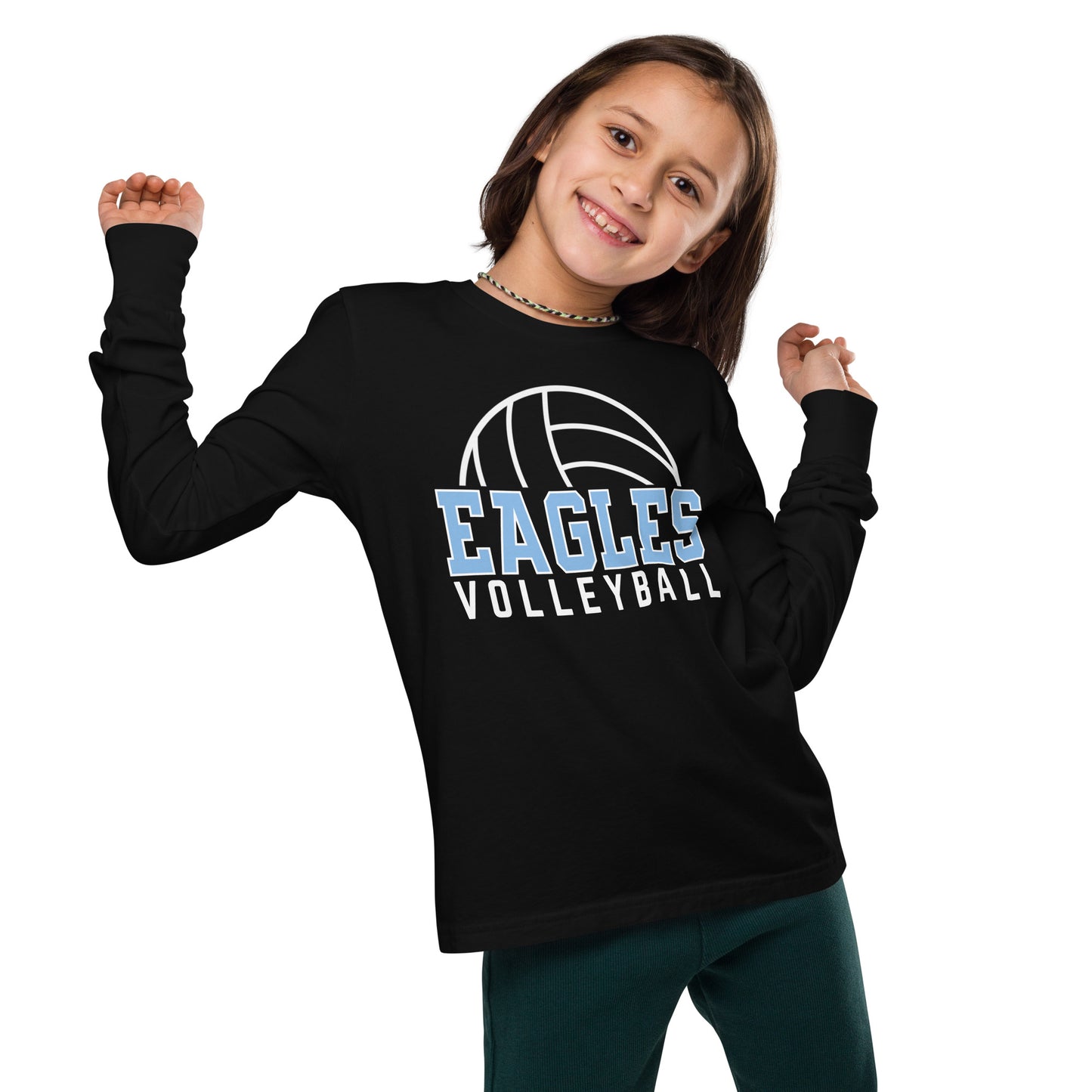 Volleyball Youth Long Sleeve T-Shirt