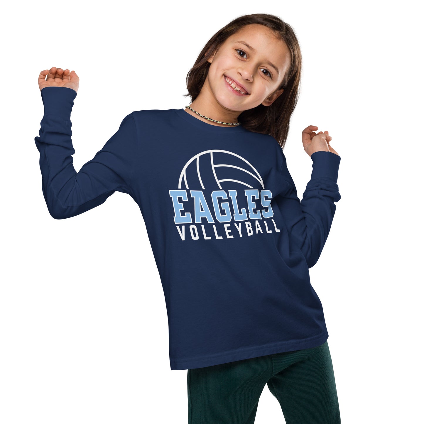 Volleyball Youth Long Sleeve T-Shirt