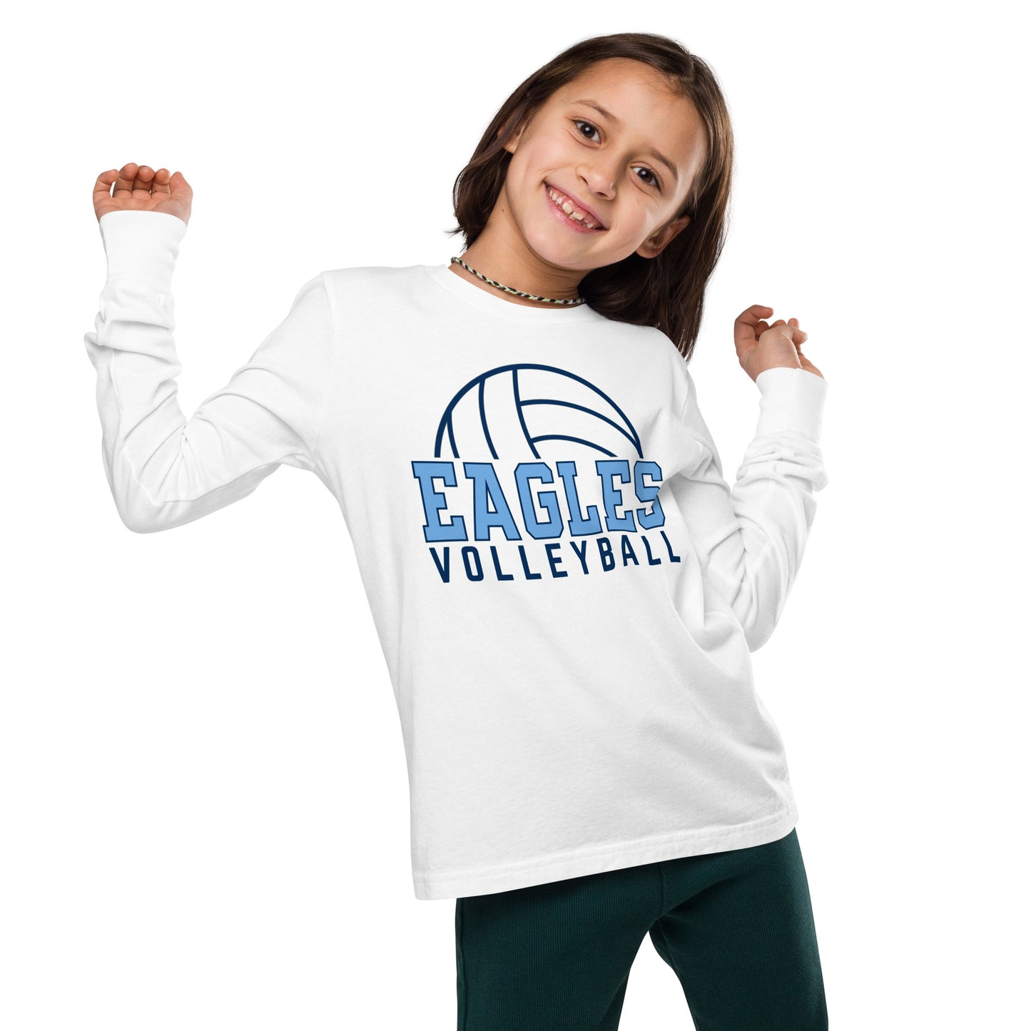 Volleyball Youth Long Sleeve T-Shirt