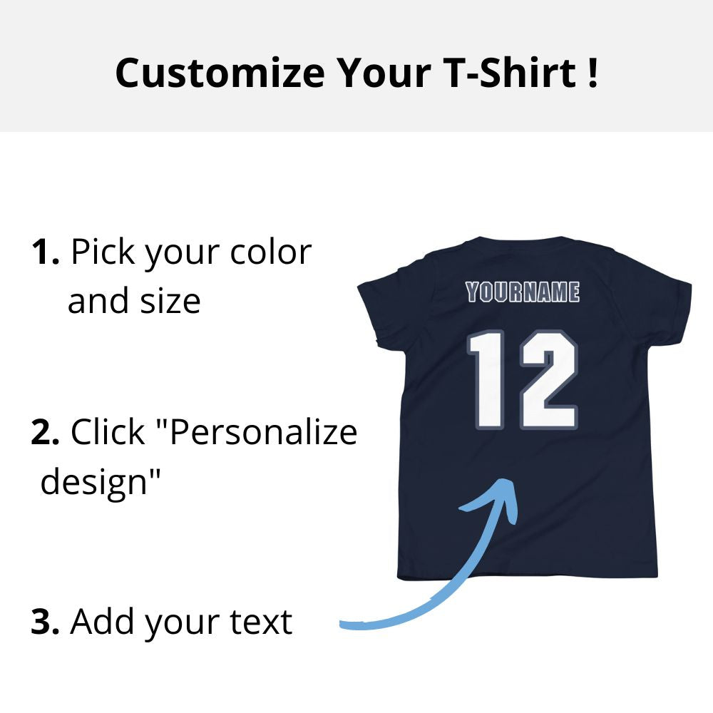 Football Customizable Youth T-Shirt