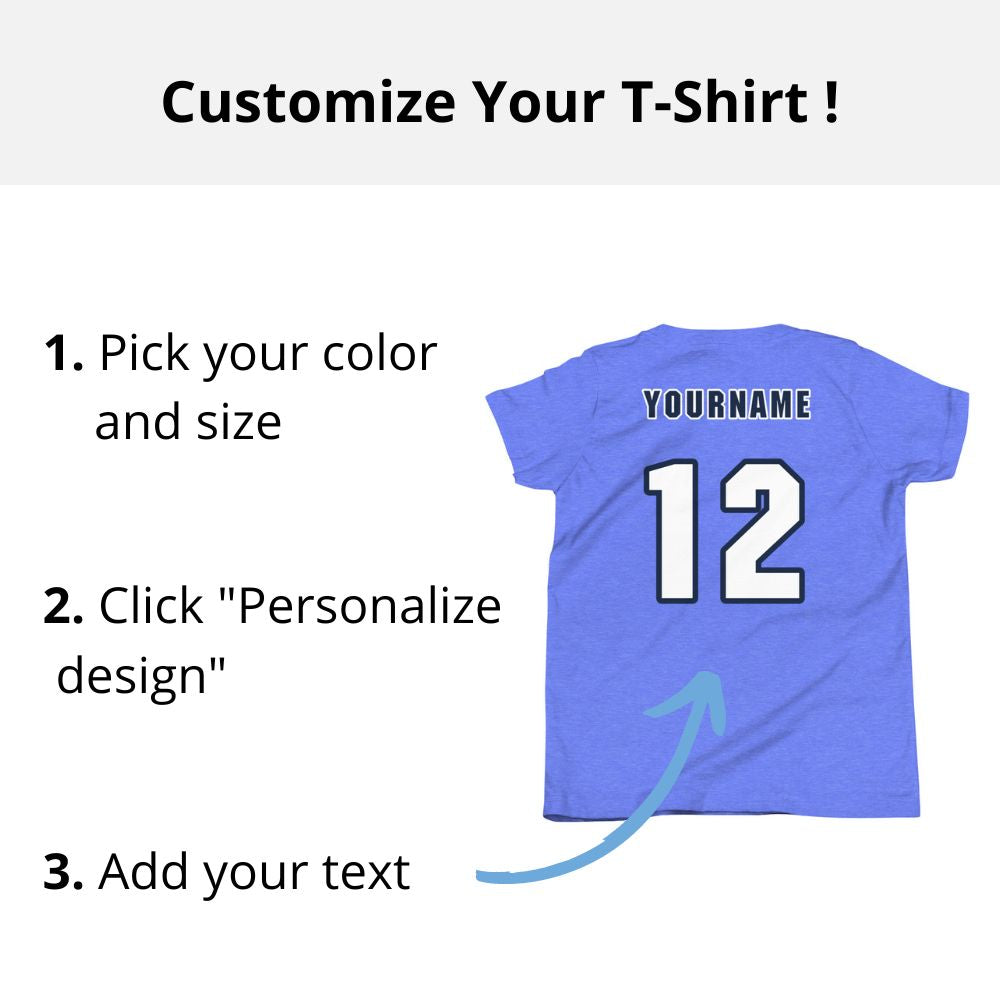 Football 2023 Customizable Youth T-Shirt