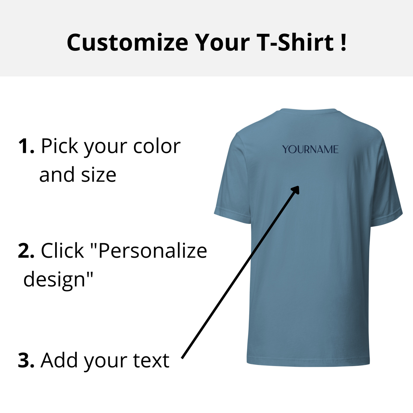 Customizable Unisex T-Shirt