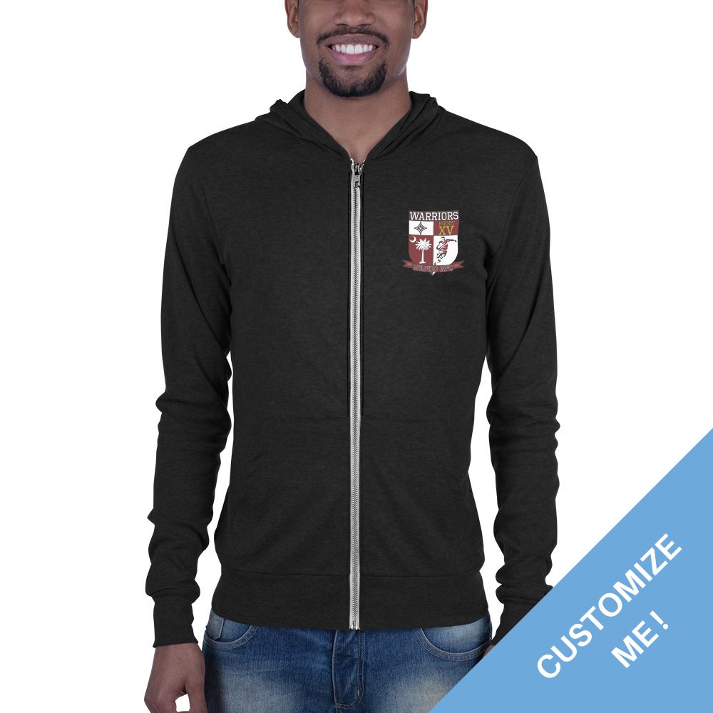 Warriors Men's Zip Hoodie