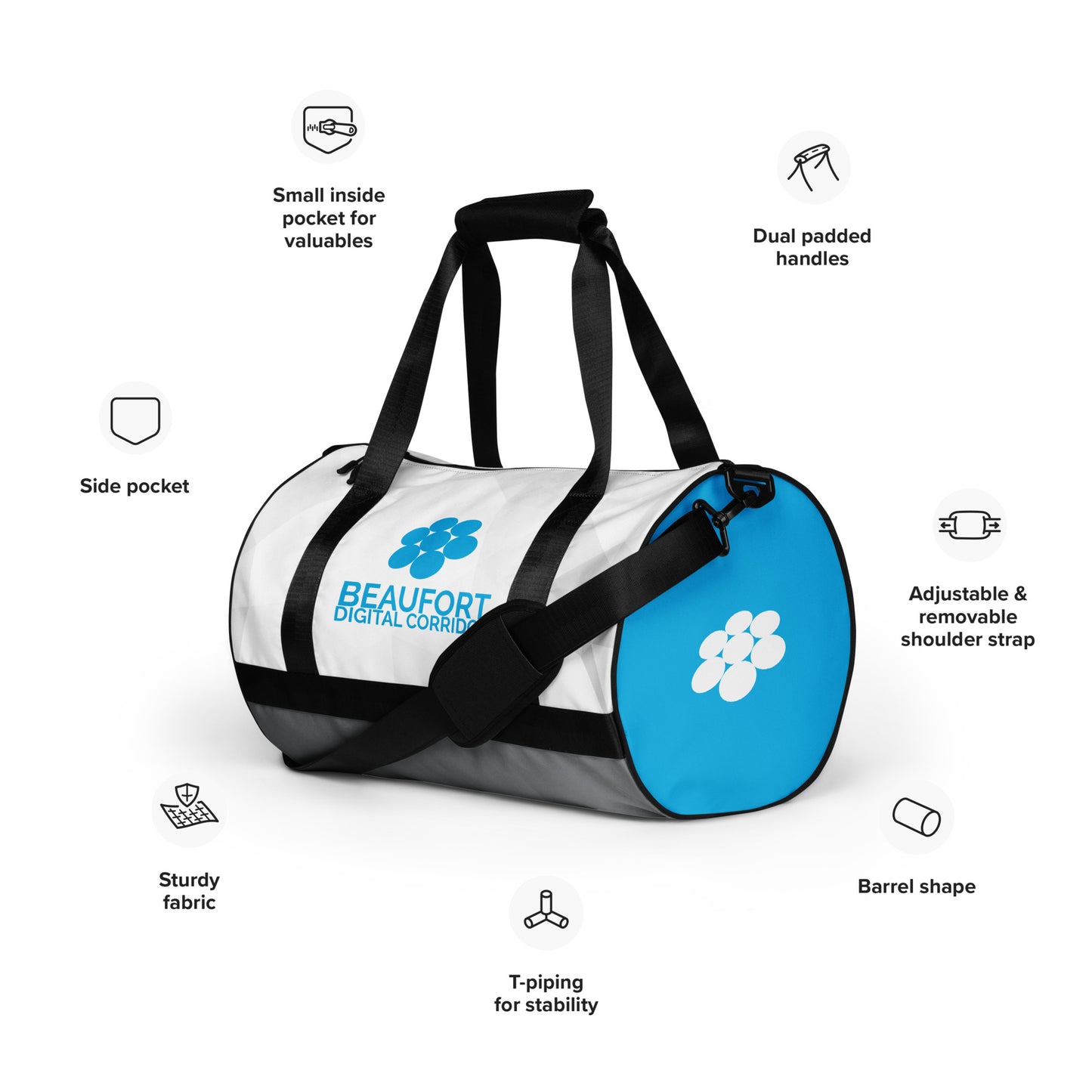Water-Resistant Gym Bag